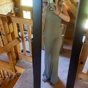 Merona Striped Maxi Dress